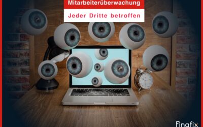 Mitarbeiterüberwachung – 30% der Mitarbeiter betroffen. Du auch?